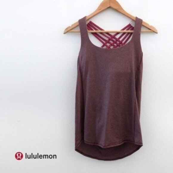 lululemon athletica Tops - LULULEMON Slay The Studio 2-In-1 Medium Support Size 4‎